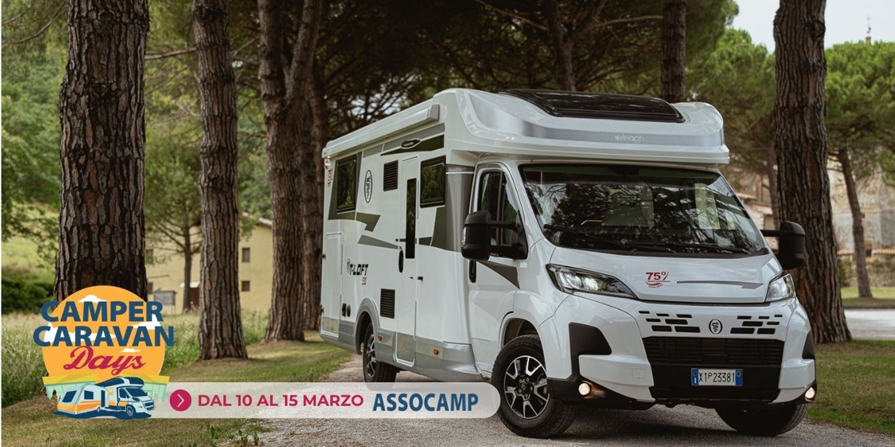 Scopri le promozioni Camper e van ai Camper + Caravan days